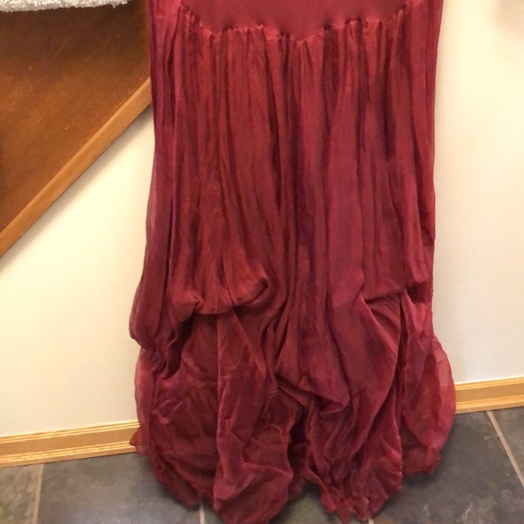 Luna Luz burgundy dress new with tags! Never worn. - Picture 3 of 6